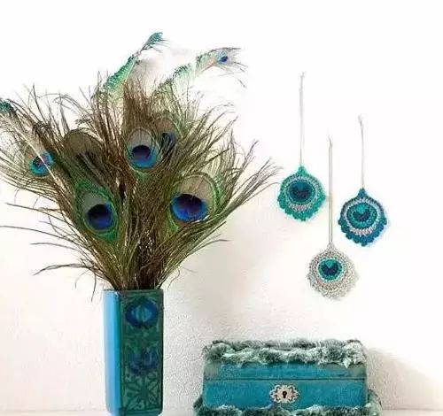 孔雀羽毛編織作品，驚艷眾人！