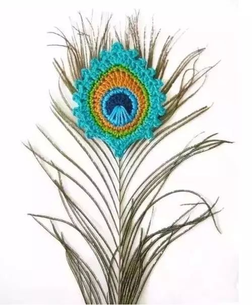 孔雀羽毛編織作品，驚艷眾人！