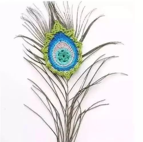 孔雀羽毛編織作品，驚艷眾人！