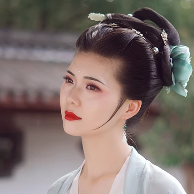 牡丹花女生頭像，唯美古風(fēng)真人頭像