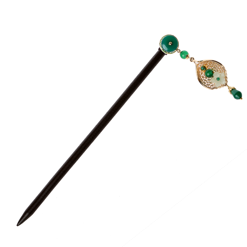 瑪瑙流蘇步搖，古典古風(fēng)簪子頭飾