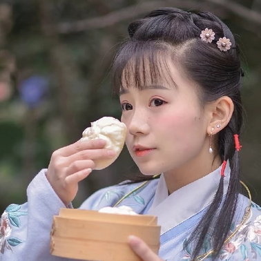 可愛(ài)漢服女生頭像，唯美古風(fēng)真人頭像