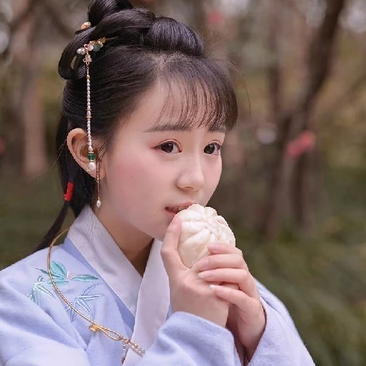 可愛(ài)漢服女生頭像，唯美古風(fēng)真人頭像