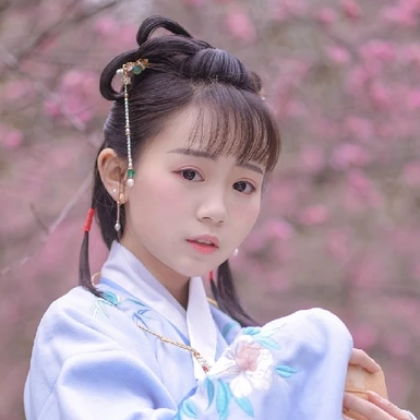 可愛(ài)漢服女生頭像，唯美古風(fēng)真人頭像