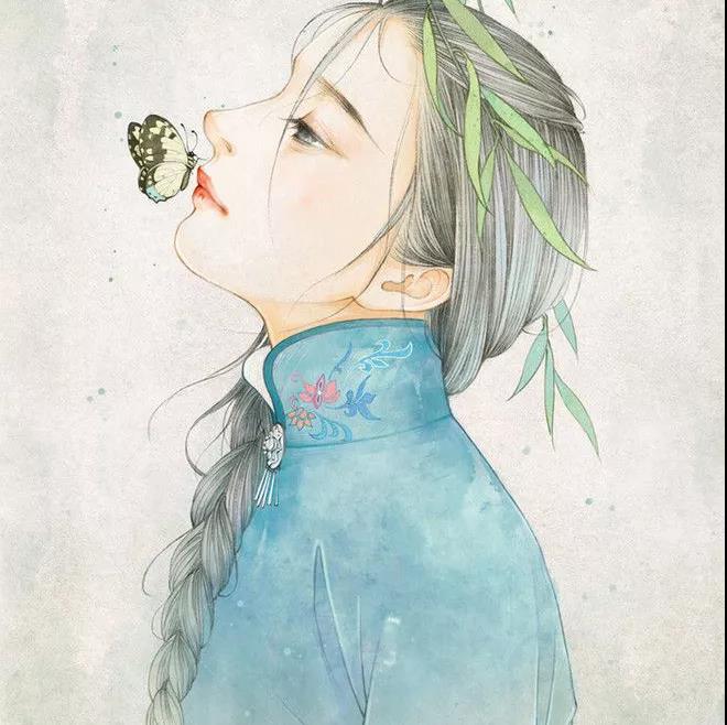 古風(fēng)女子頭像，一顰一笑盡動(dòng)人