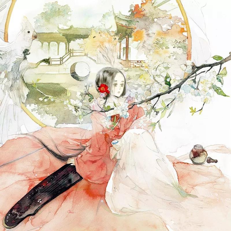 古風(fēng)女子頭像，一顰一笑盡動(dòng)人