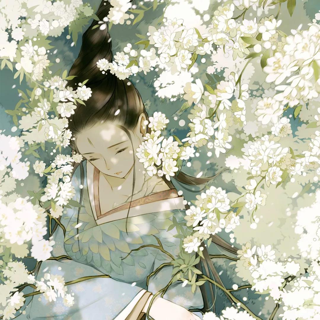 古風(fēng)女子頭像，一顰一笑盡動(dòng)人