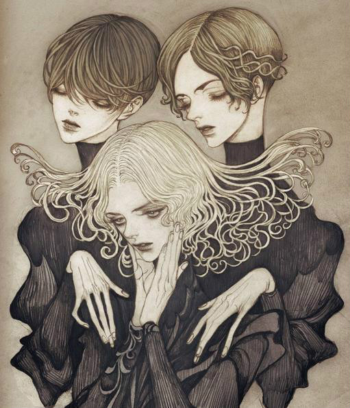 九款復(fù)古插畫(huà)欣賞：一種心情一種元素