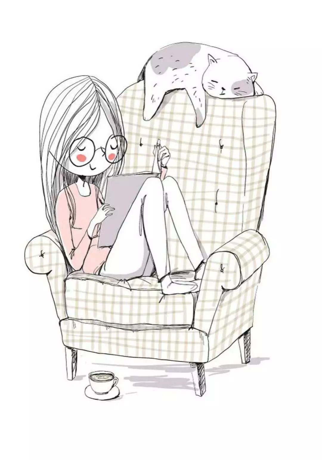 一組清新萌系簡筆插畫：萌動你的心靈！