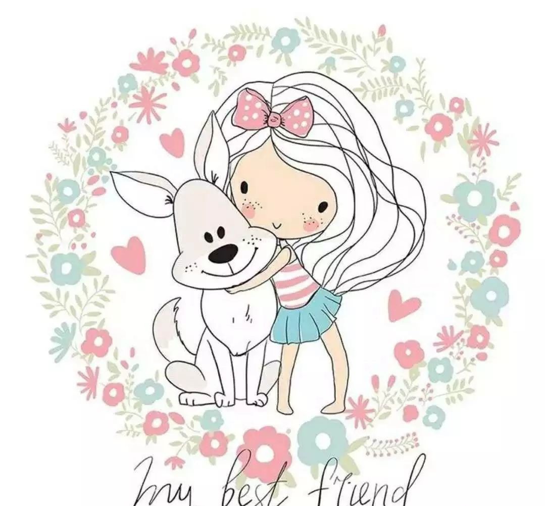 一組清新萌系簡(jiǎn)筆插畫(huà)：萌動(dòng)你的心靈！