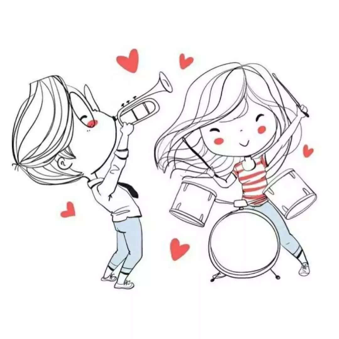 一組清新萌系簡筆插畫：萌動(dòng)你的心靈！