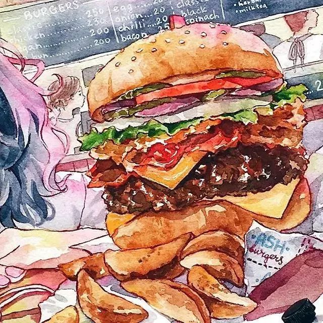 37款唯美水彩插畫(huà)：不一樣的色彩視覺(jué)！