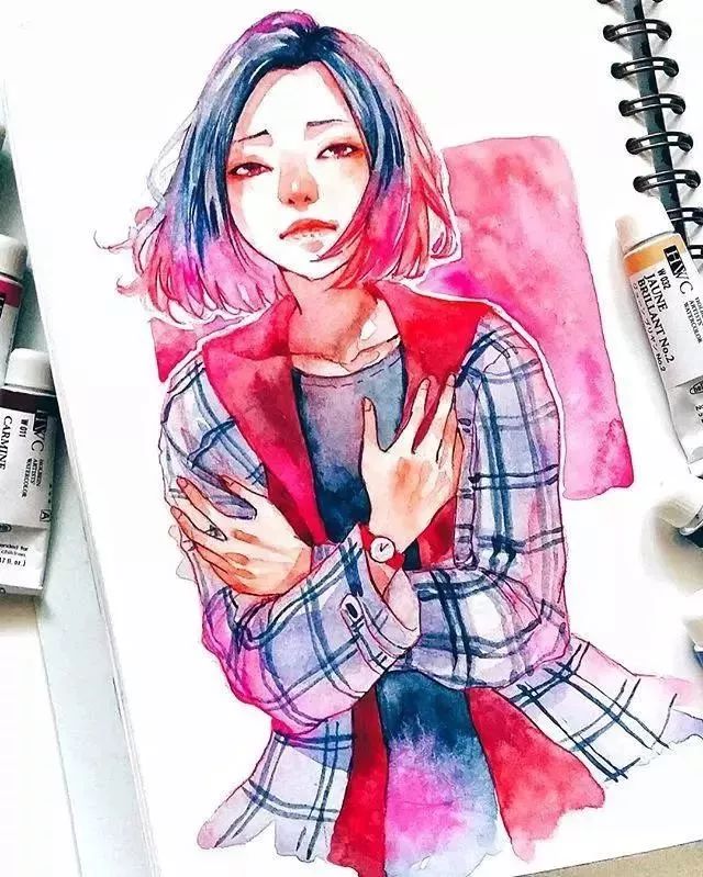 37款唯美水彩插畫(huà)：不一樣的色彩視覺(jué)！