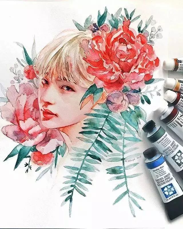 37款唯美水彩插畫(huà)：不一樣的色彩視覺(jué)！