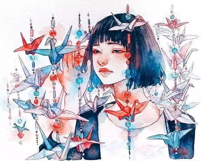 37款唯美水彩插畫(huà)：不一樣的色彩視覺(jué)！