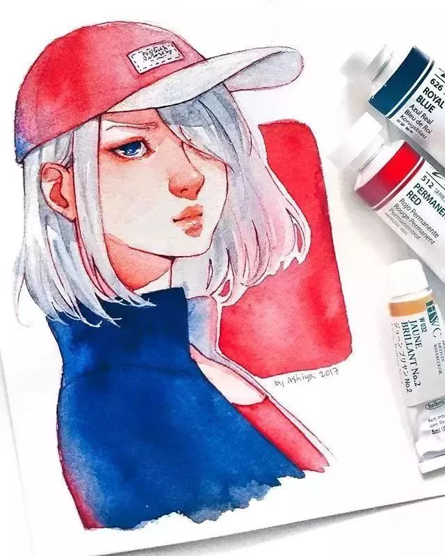 37款唯美水彩插畫：不一樣的色彩視覺！