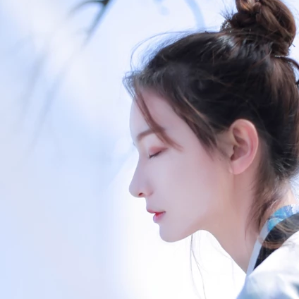 白衣斗笠古風頭像，仙氣飄然迷人眼!