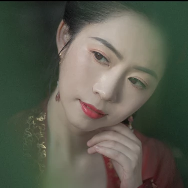 櫻桃紅衣古風(fēng)頭像，嬌艷美人!