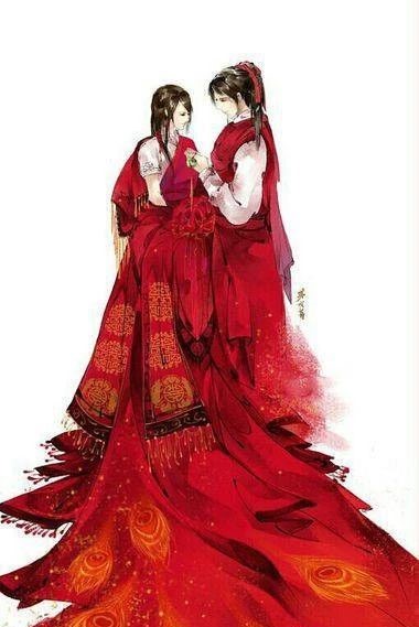 13款驚艷紅衣古風圖片，唯美意境圖片!