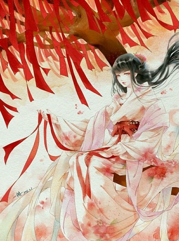 13款驚艷紅衣古風圖片，唯美意境圖片!