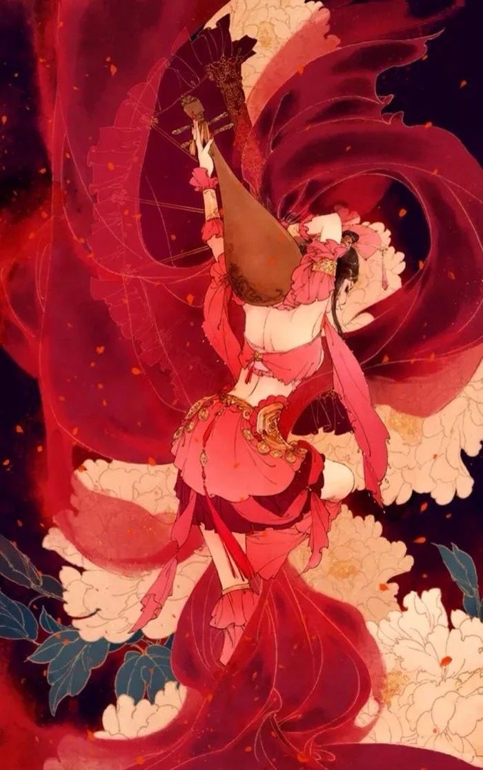13款驚艷紅衣古風圖片，唯美意境圖片!