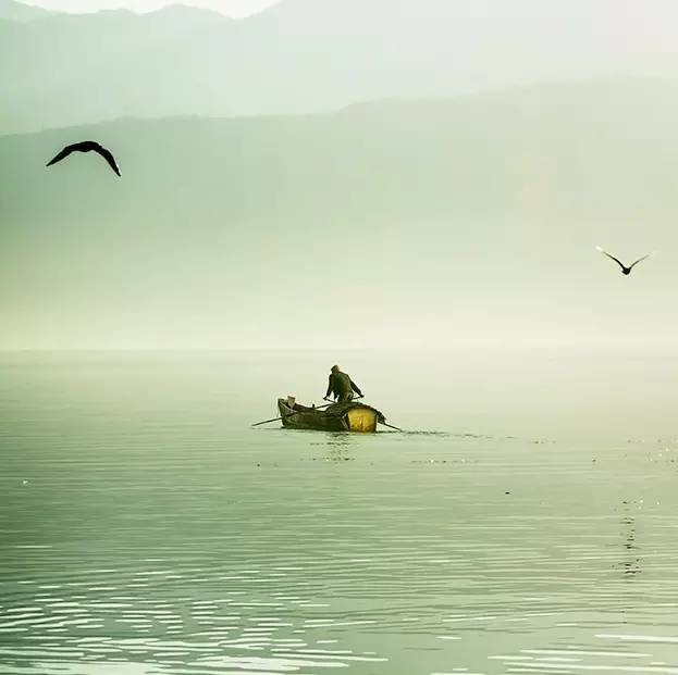 風景攝影作品時光靜好：邛海景色！