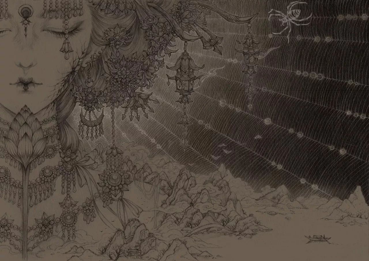 古風美人插畫，一顰一笑令人神魂顛倒！