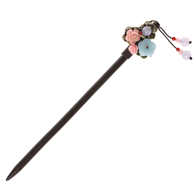 淑女發(fā)簪頭飾，清新自然簪子