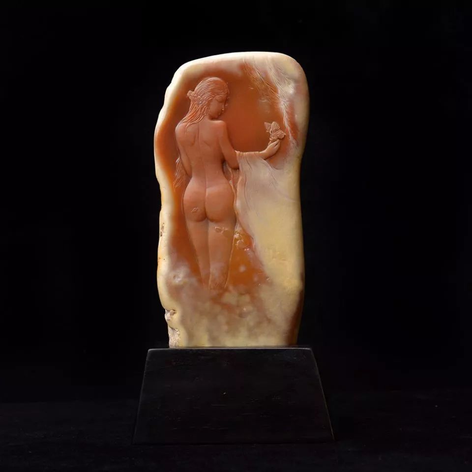 玉雕藝術(shù)：“藝”與“色”的玉女柔情！