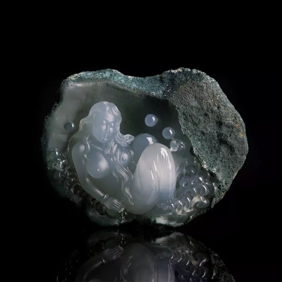 玉雕藝術(shù)：“藝”與“色”的玉女柔情！