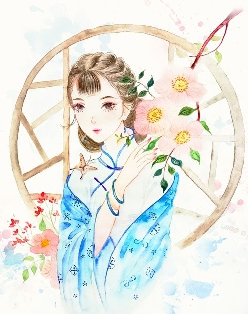 9款清新唯美女子古風圖片：一顰一笑甚是迷人！