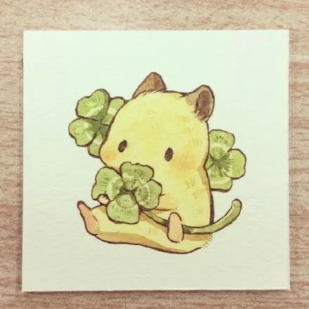 一組小兔子萌寵插畫：萌萌噠真可愛！