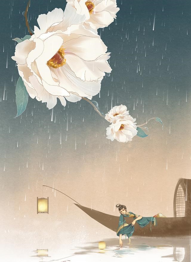 一組唯美古風(fēng)圖片：一人一花一世界！