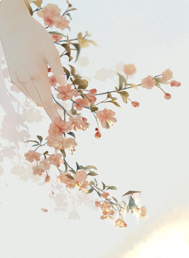 一組唯美古風(fēng)圖片：一人一花一世界！