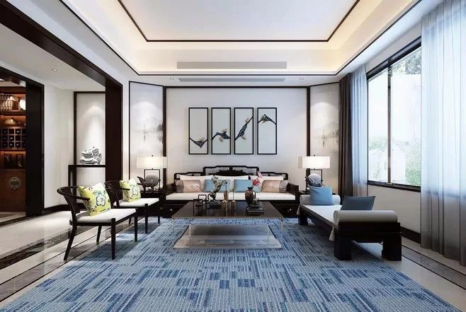 新中式客廳之美：魅力十足的中式裝修設(shè)計(jì)！