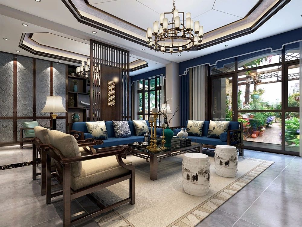 新中式客廳之美：魅力十足的中式裝修設(shè)計(jì)！