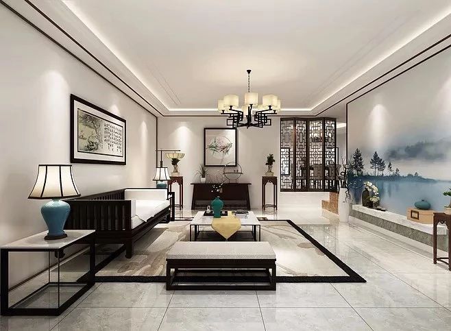 新中式客廳之美：魅力十足的中式裝修設(shè)計(jì)！