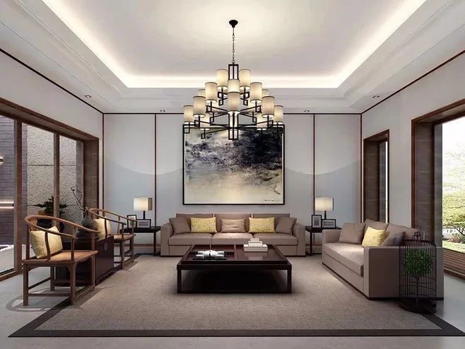 新中式客廳之美：魅力十足的中式裝修設(shè)計(jì)！