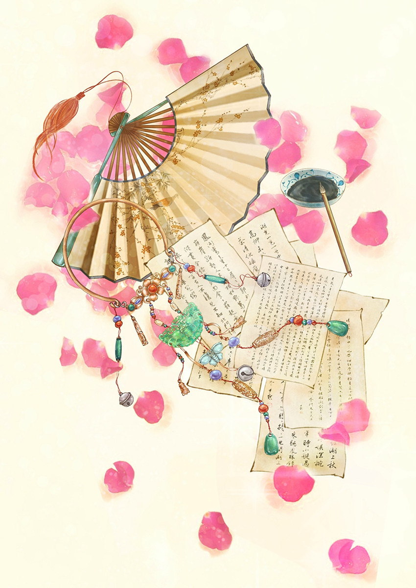 唯美的飾品古風圖片，美呆眾人的高清古風圖片