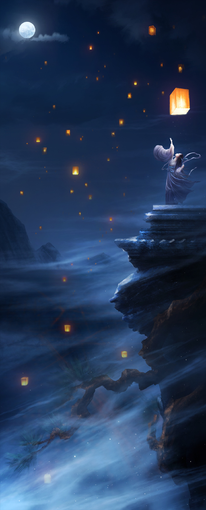 18張超美的花燈古風(fēng)圖片，可做手機(jī)壁紙的圖集