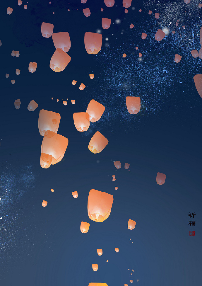 18張超美的花燈古風(fēng)圖片，可做手機(jī)壁紙的圖集