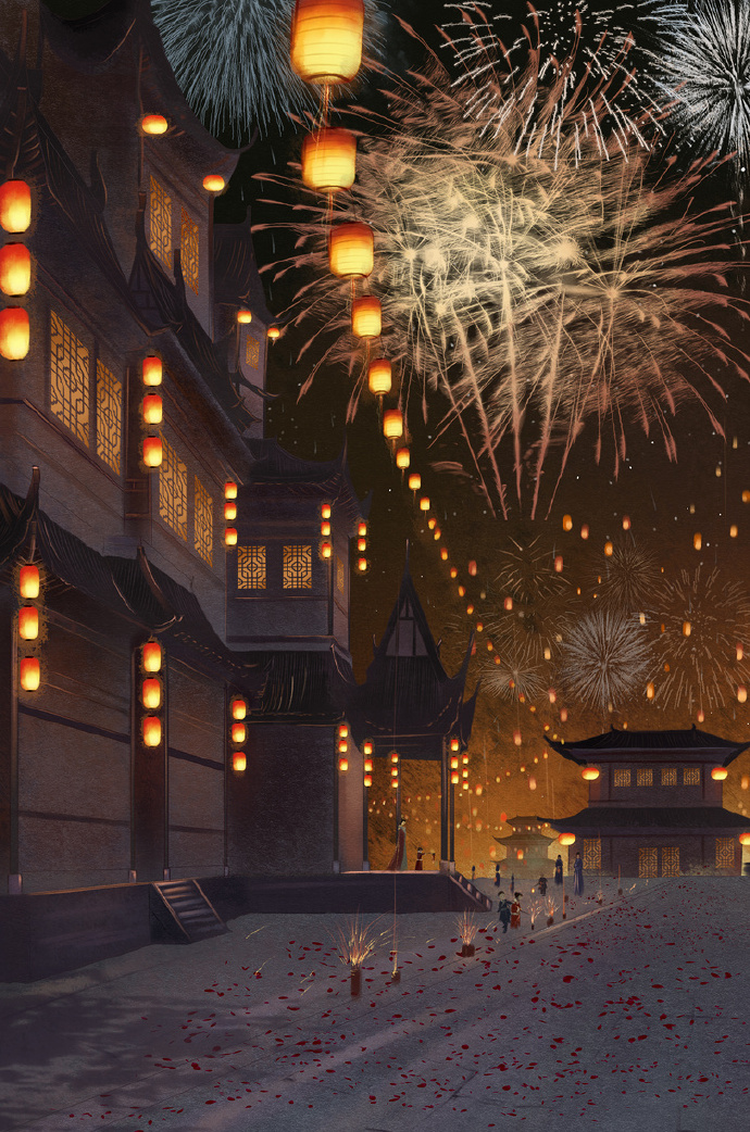 18張超美的花燈古風(fēng)圖片，可做手機(jī)壁紙的圖集