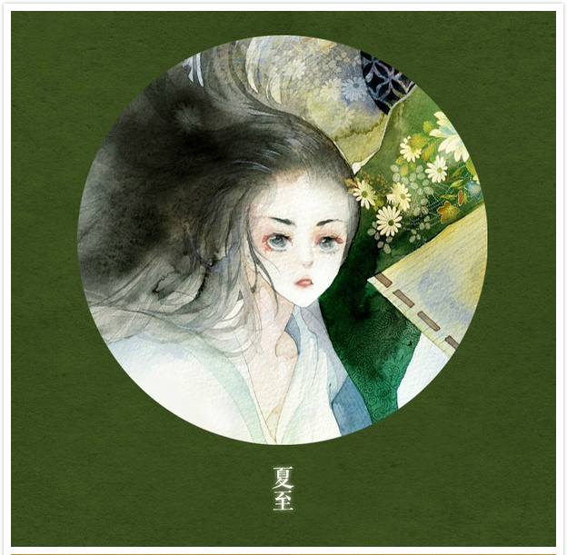 唯美二十四節(jié)氣古風(fēng)圖片，可做頭像的古風(fēng)插畫(huà)