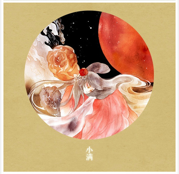 唯美二十四節(jié)氣古風(fēng)圖片，可做頭像的古風(fēng)插畫(huà)