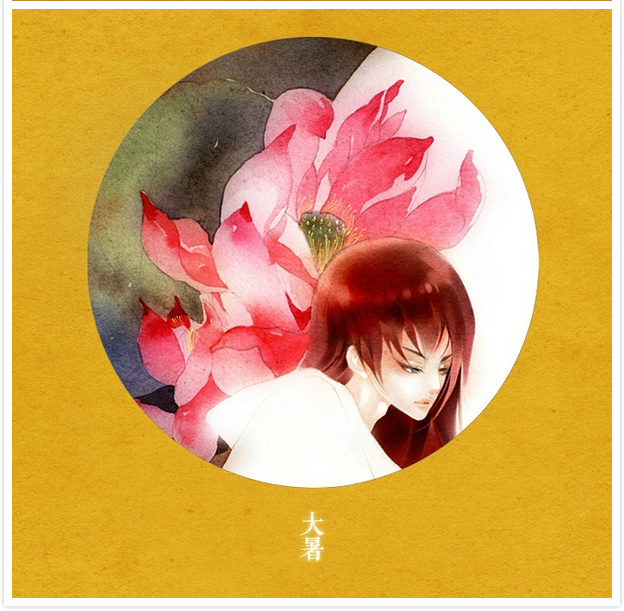 唯美二十四節(jié)氣古風(fēng)圖片，可做頭像的古風(fēng)插畫(huà)