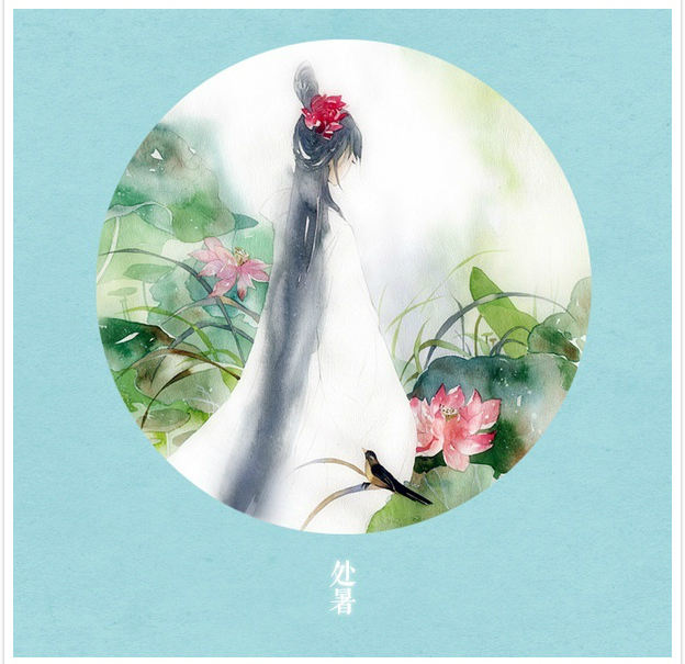 唯美二十四節(jié)氣古風(fēng)圖片，可做頭像的古風(fēng)插畫(huà)