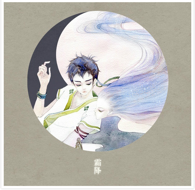 唯美二十四節(jié)氣古風(fēng)圖片，可做頭像的古風(fēng)插畫(huà)