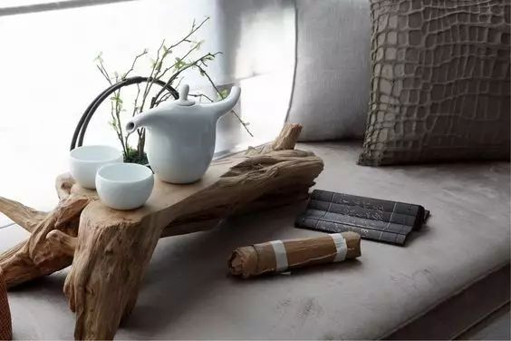 中式裝飾，家雖小茶室亦可很精致