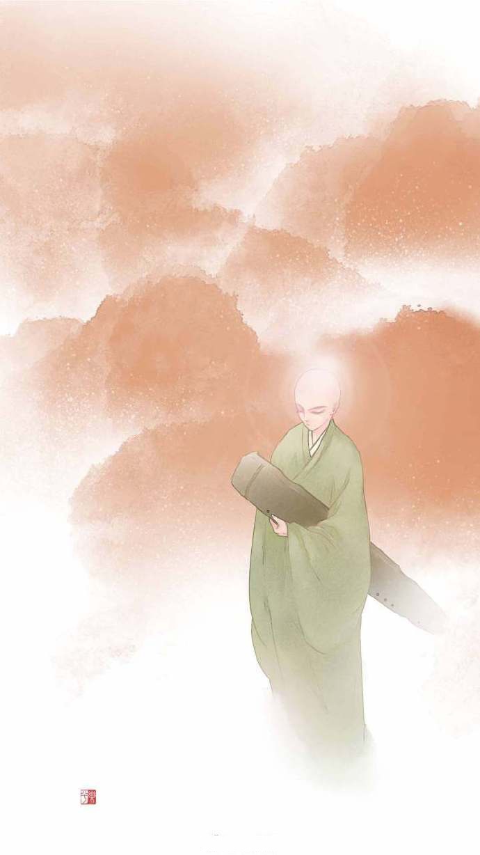 9款淡雅水彩禪意古風背景，古風手機壁紙圖片