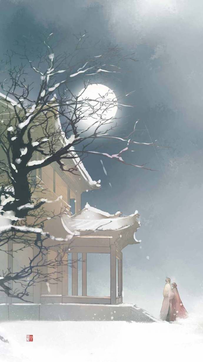 9款淡雅水彩禪意古風背景，古風手機壁紙圖片